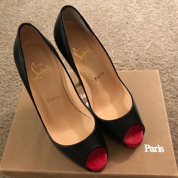 Christian Louboutin Shoes - Very Prive black/red Christian Louboutin Heels